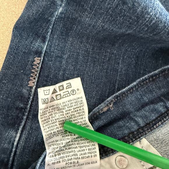 Levi's 515 Med Wash Bootcut Jeans SZ 14M Cowgirl Rodeo Flap Pocket Stretch - Picture 6 of 9